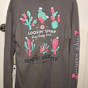 Gray Simply Southern Long Sleeve